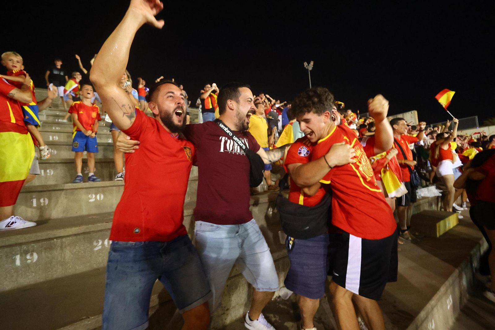 Las fotos de la celebración del título de la Eurocopa de España en el Cortijo de Torres