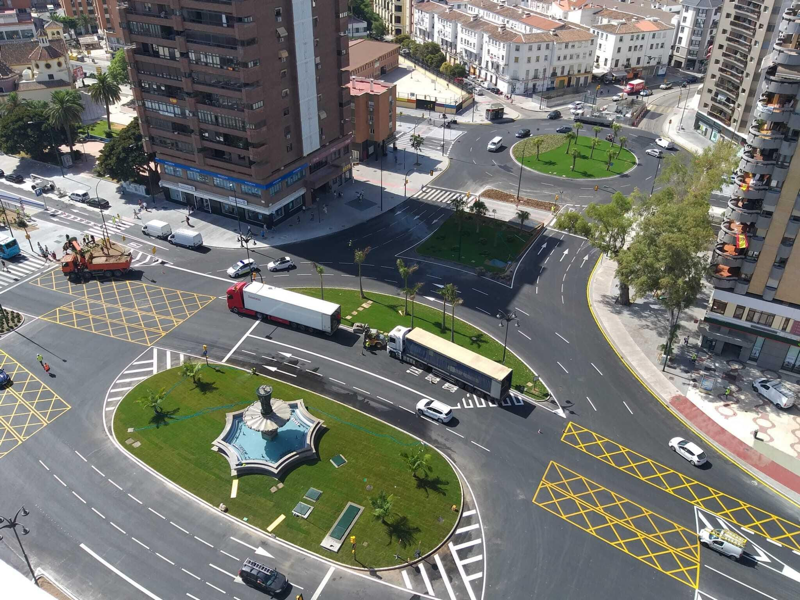 Fotos de la avenida de Andalucía de Málaga, a las puertas de la normalidad tras 10 años de obras del Metro