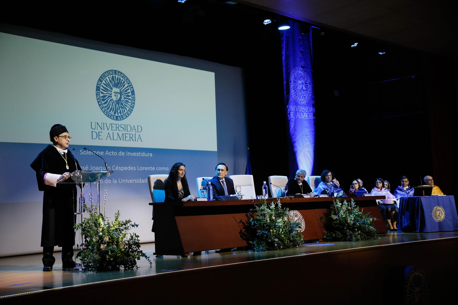 Las imágenes de la Investidura de José Céspedes como rector de la UAL