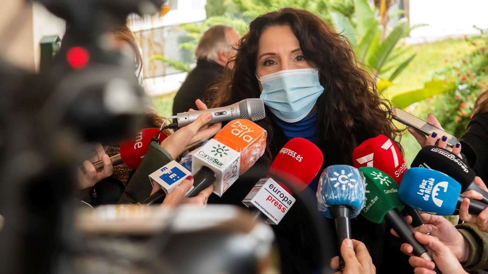 La consejera Rocío Ruiz de Políticas Sociales de la Junta.