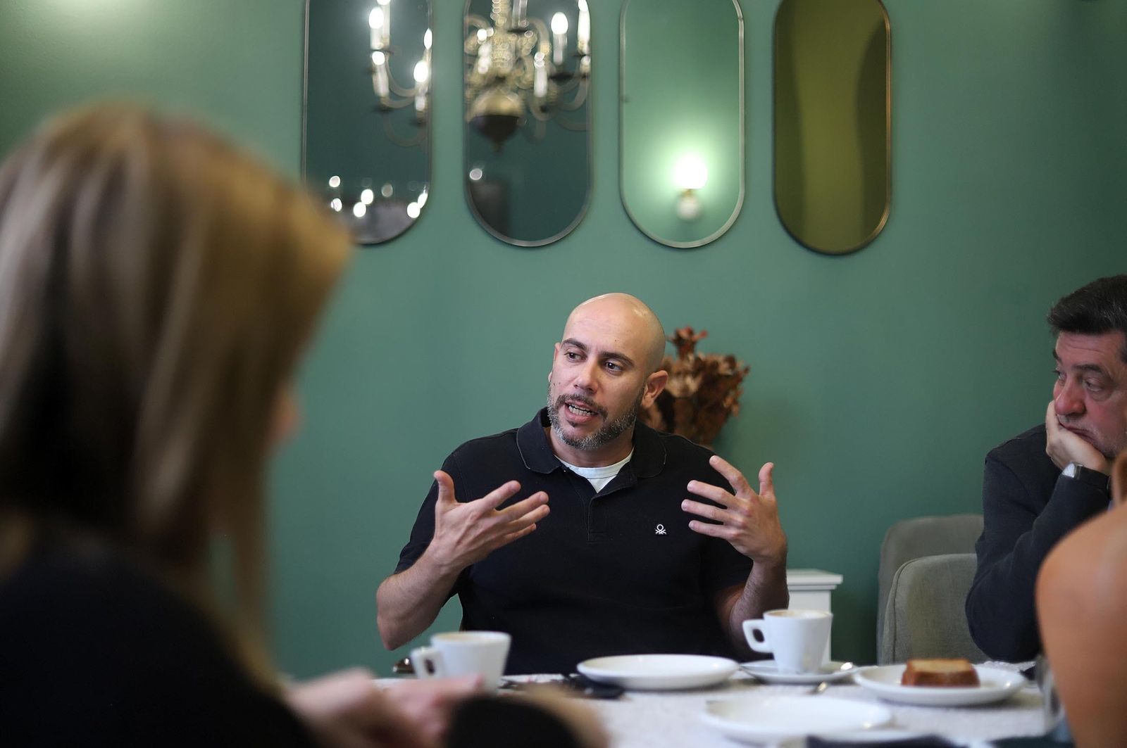 Imágenes de la tertulia cofrade "El Aguaó" de Huelva Información