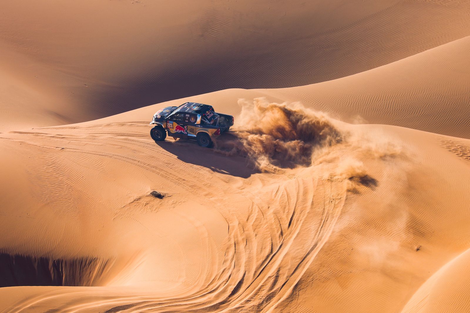 Las mejores fotos del Dakar por las dunas
