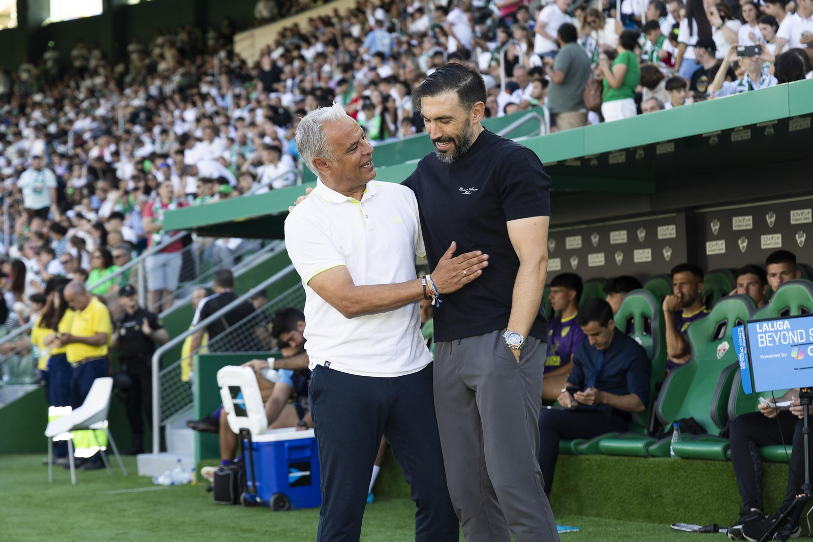 El Elche-Málaga CF, en fotos