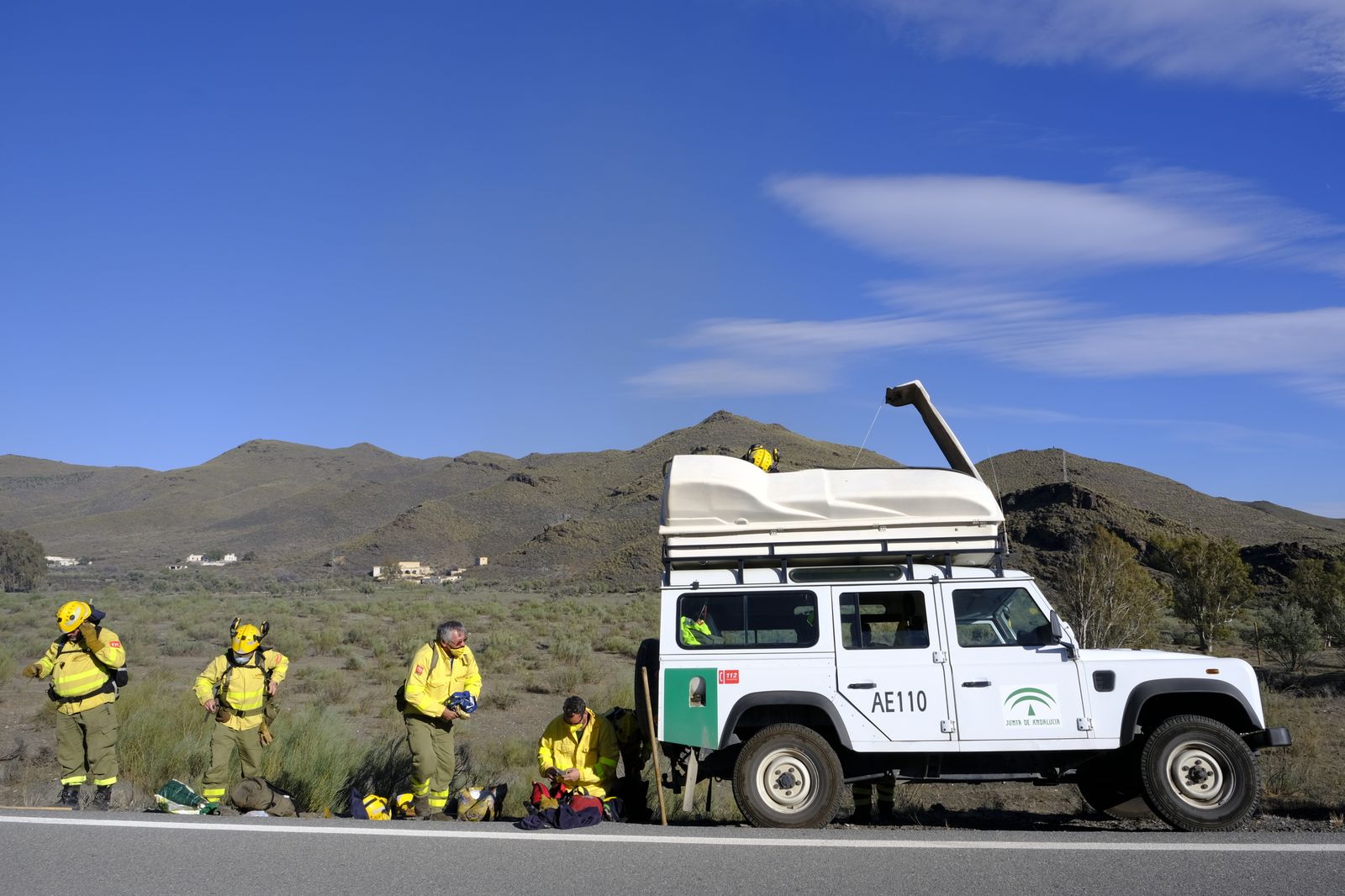 Fotogalería incendio en Castro de Filabres. Almería