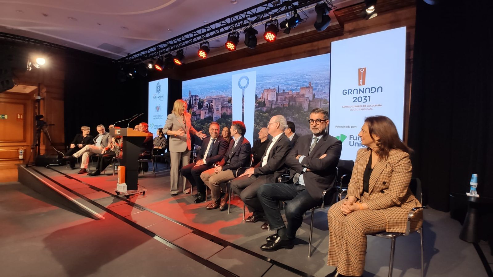 La presentación de Granada de la Capitalidad Cultural 2031, en imágenes