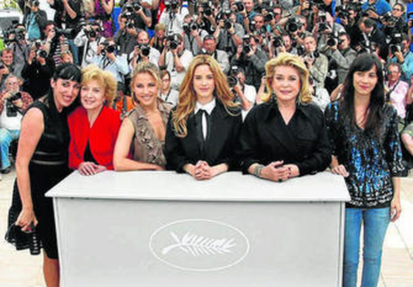 De Palma, Paredes, Pataky, López de Ayala, Deneuve y Goenaga.