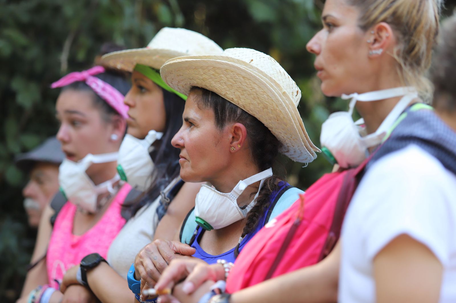 Imágenes de la Hermandad del Rocío de Huelva en la charca