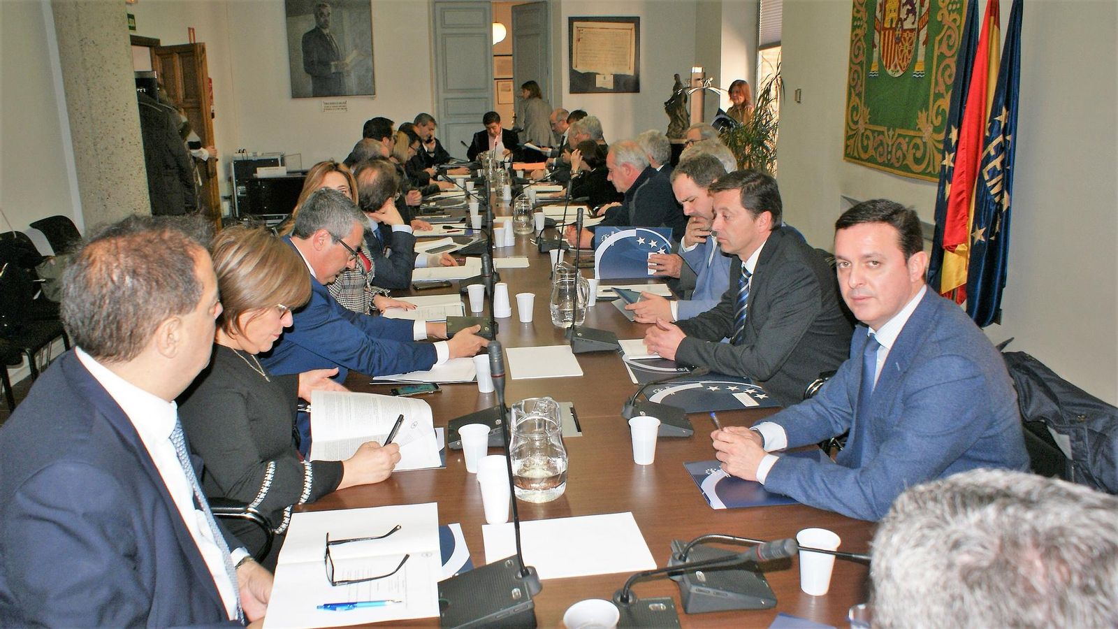 Reunión de la FEMP celebrada ayer con el nuevo vocal almeriense