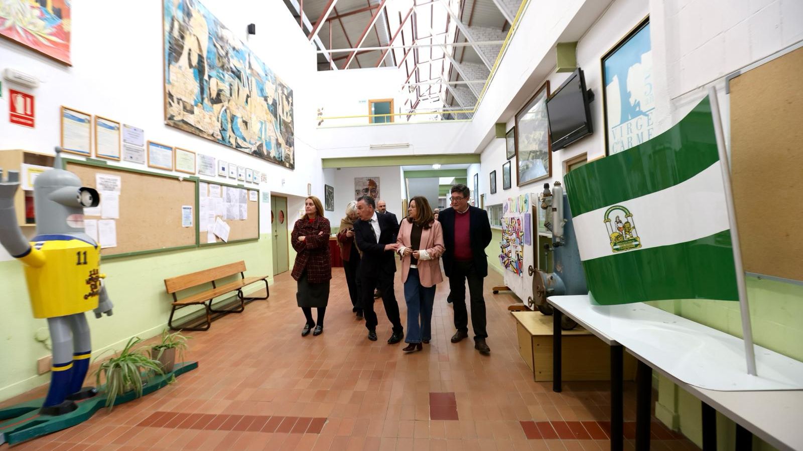 Visita al IES Virgen del Carmen de Puerto Real