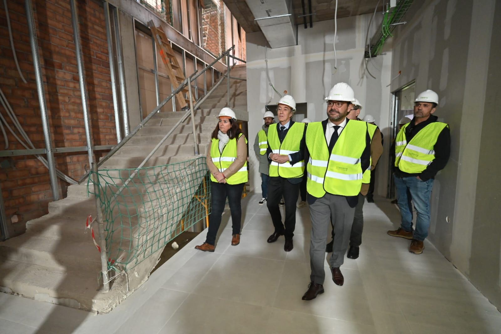 Han realizado una visita por las instalaciones, aún en construcción