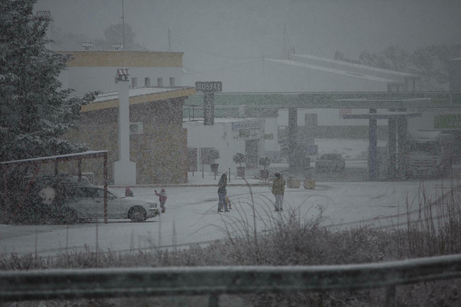 Fotos de la nieve en Ronda