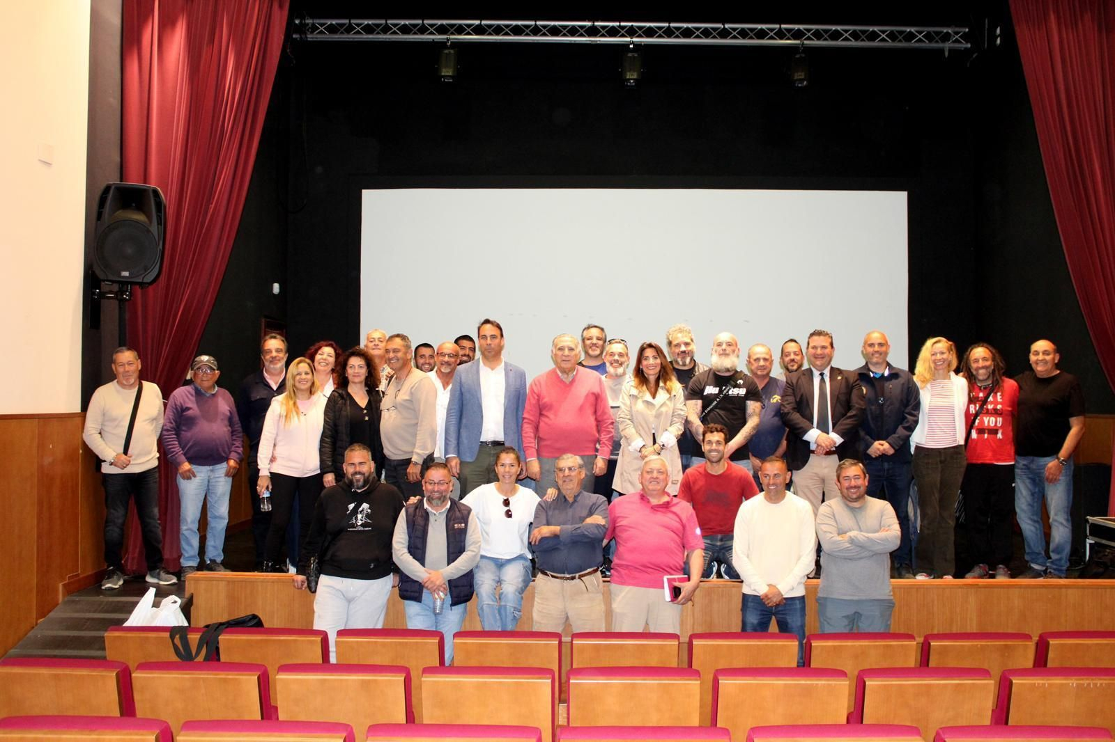 La reunión mantenida entre el Ayuntamiento y los empresarios de playas.