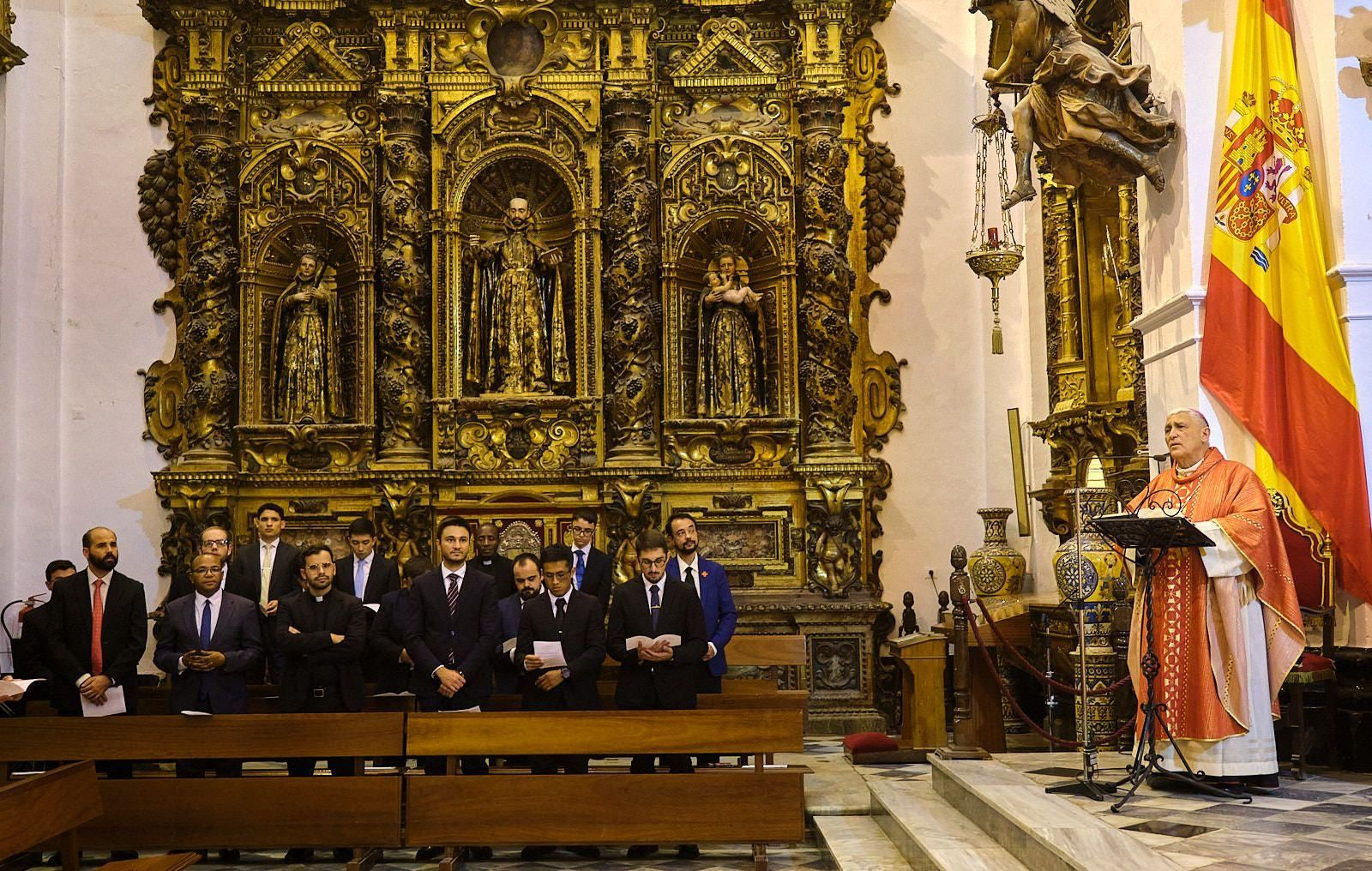 El obispo Zornoza preside la misa de apertura de curso del Obispado de Cádiz.