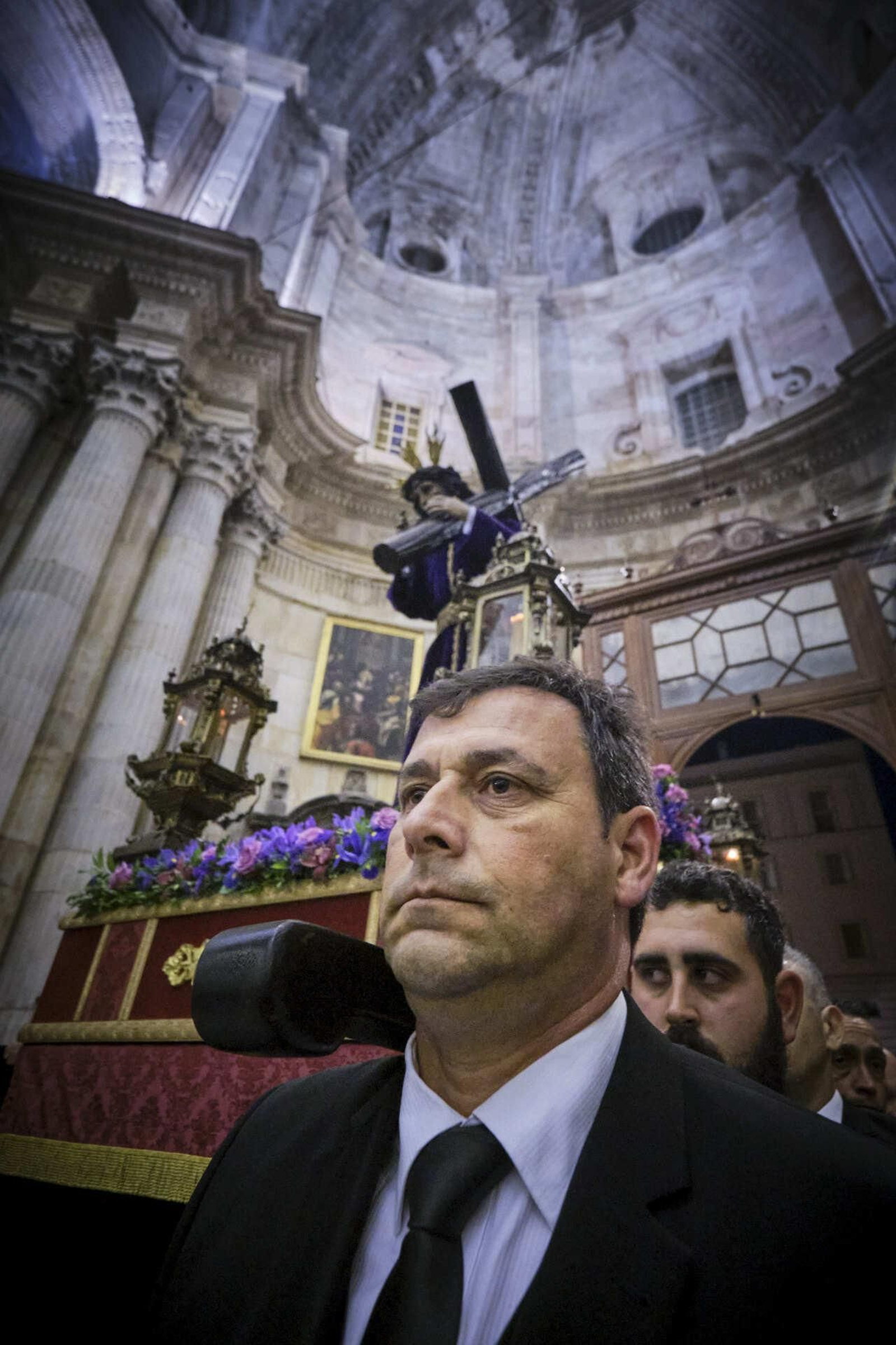 Traslado del Señor del Mayor Dolor a la Catedral para presidir el vía crucis general de hermandades