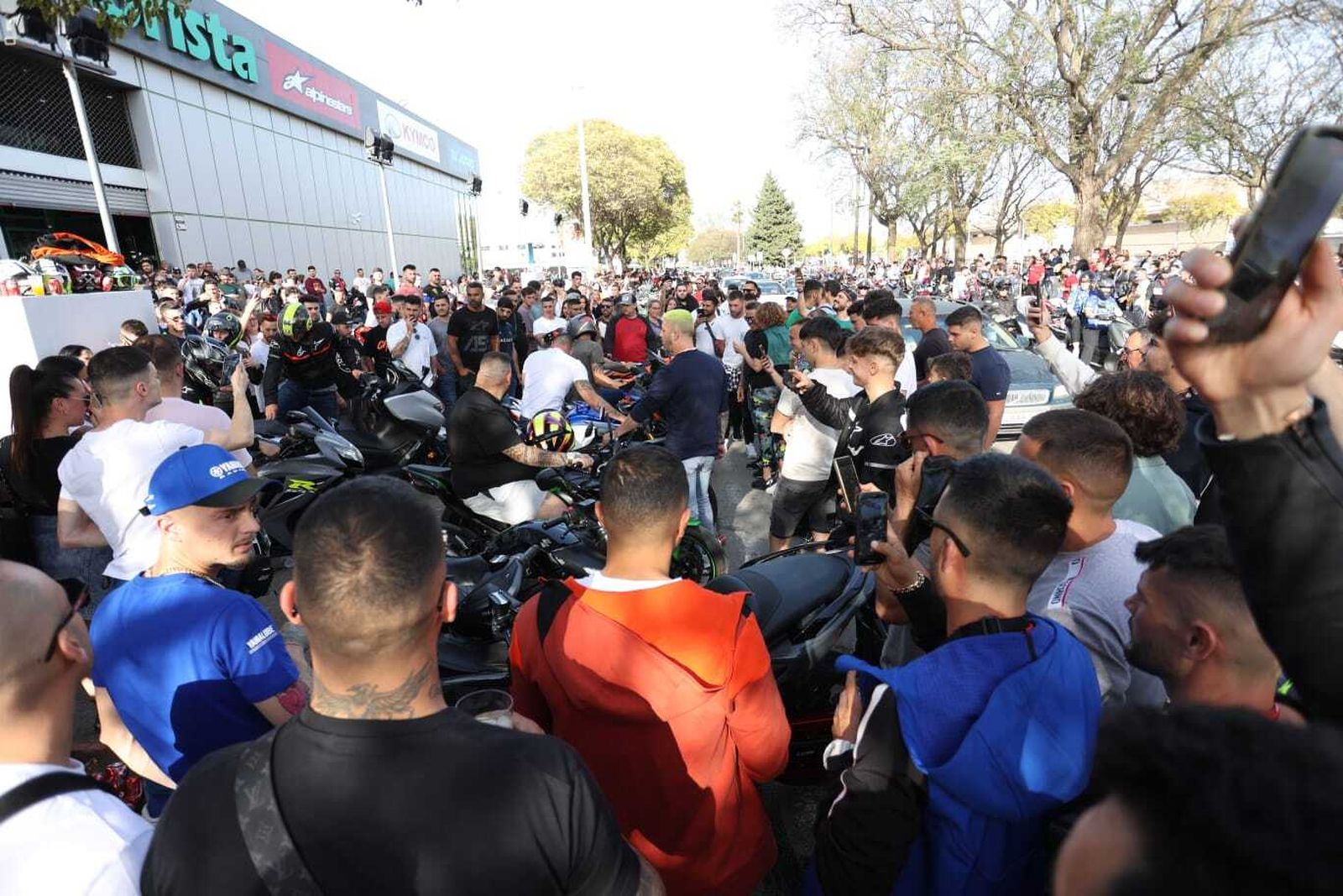 Ambiente motero del viernes del Gran Premio de MotoGP en Jerez