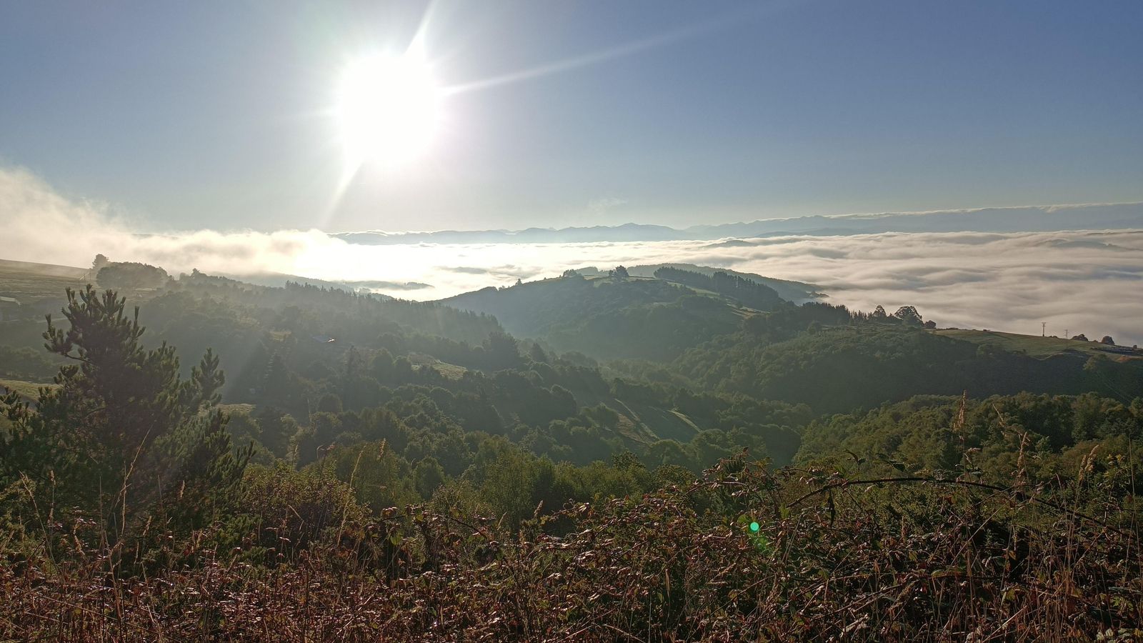 Subida al Alto de Montouto.