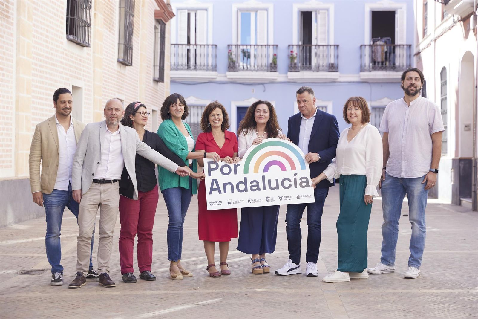Imagen de la presentación de la candidatura del partido político 'Por Andalucía'