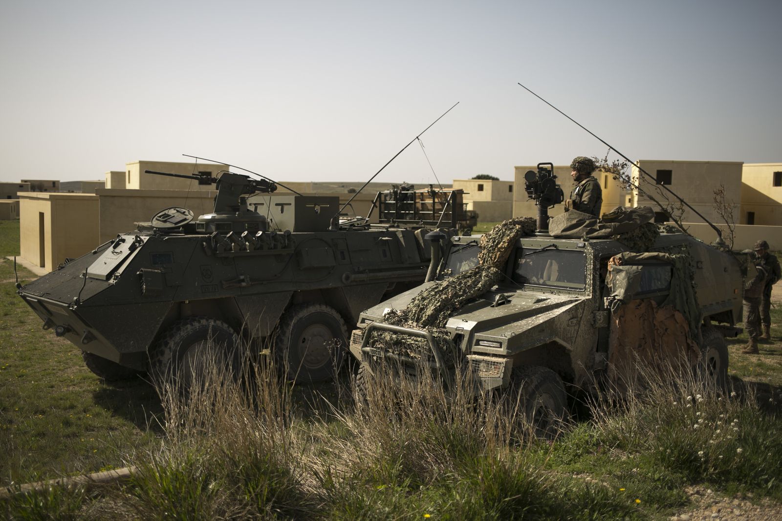 De maniobras con la Legión