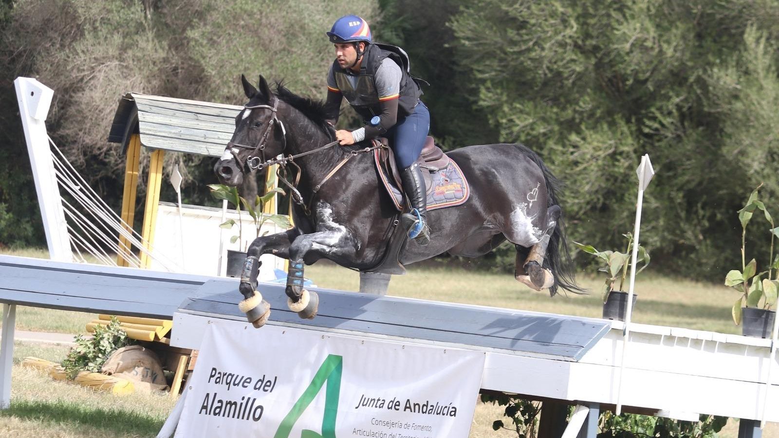 Uno de los saltos del cross.