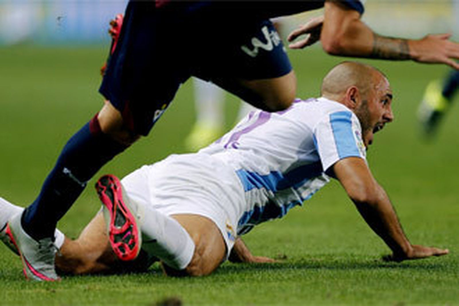 El  delantero marroquí del Málaga, Nordin Amrabat. / Jorge Zapata (Efe)