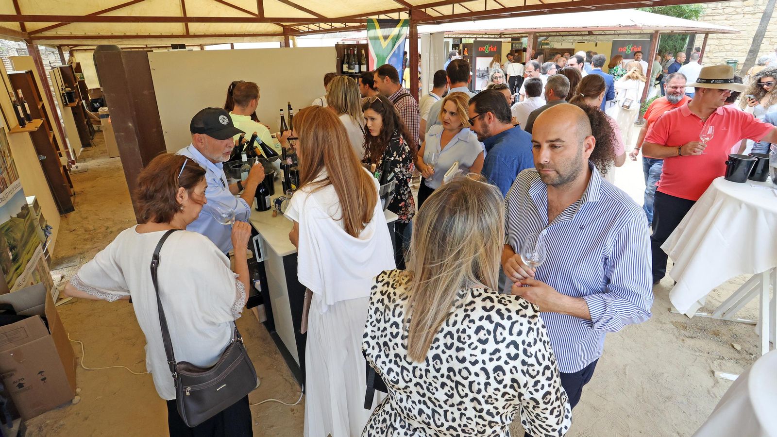 Los jardines del Molino concentran a muchos de los vinos internacionales.