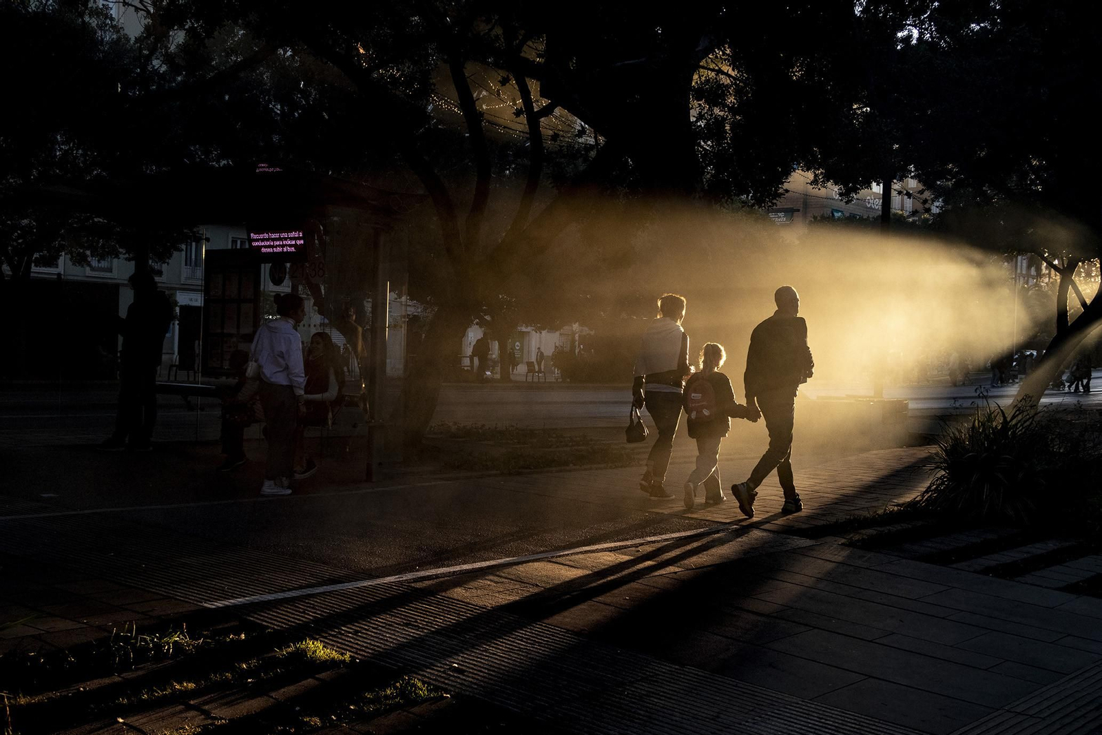 Francisco José López Morante exhibió su obra ‘Alameda de Málaga’, (Málaga).
