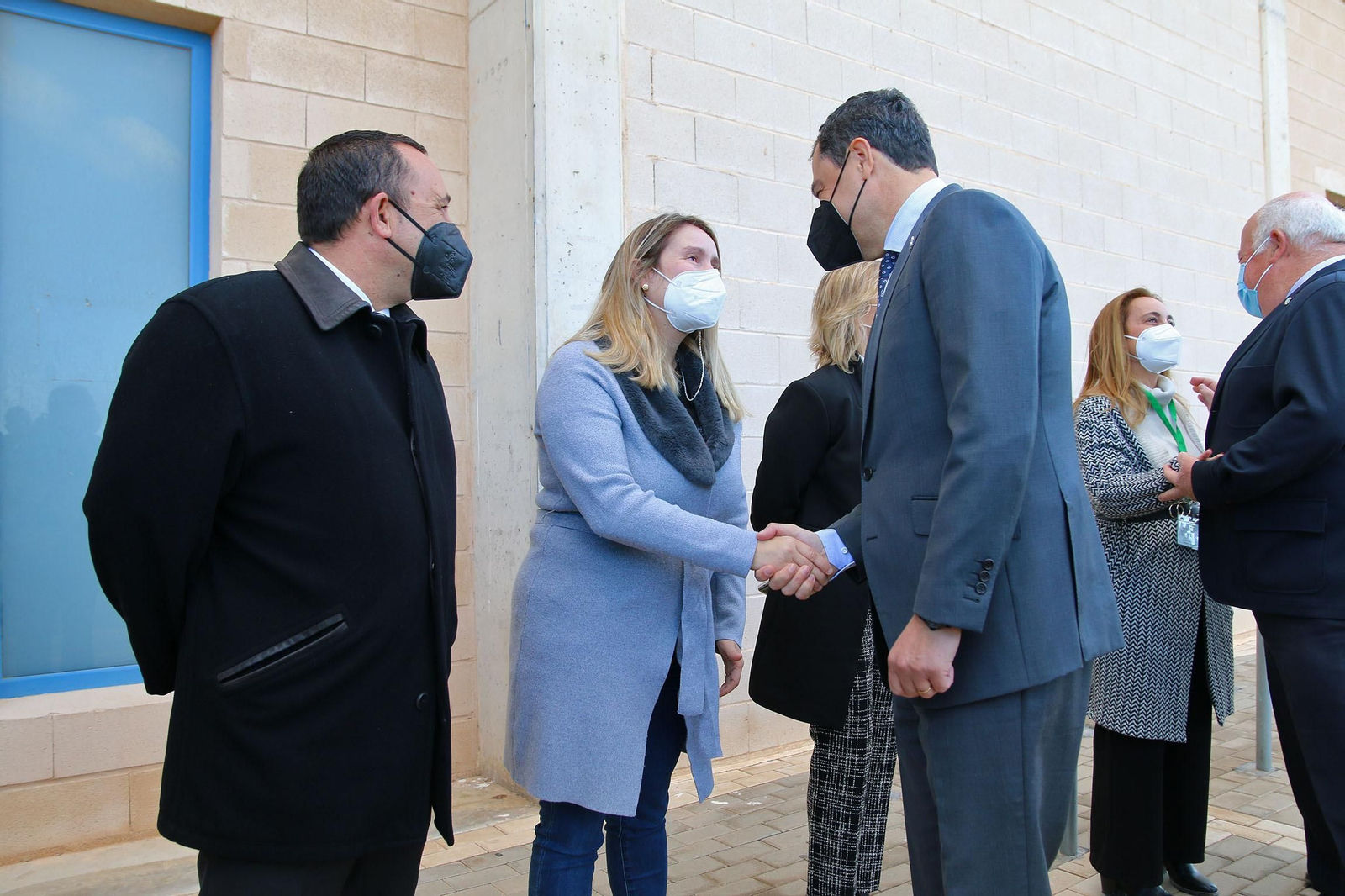 Fotogalería de la colocación de la primera piedra del hospital de Roquetas