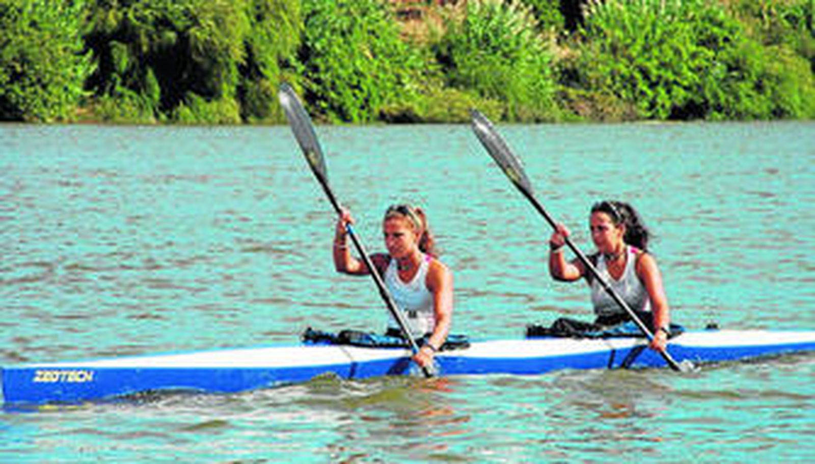 Dos participantes durante la prueba celebrada en tierras portuguesas.