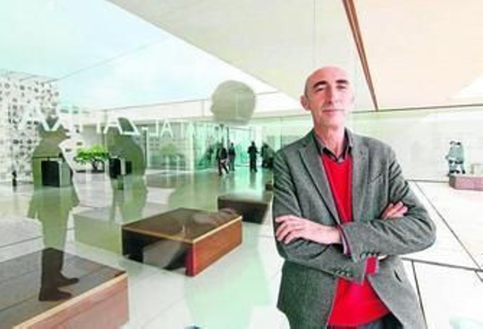 José Escudero, antes de su ponencia.