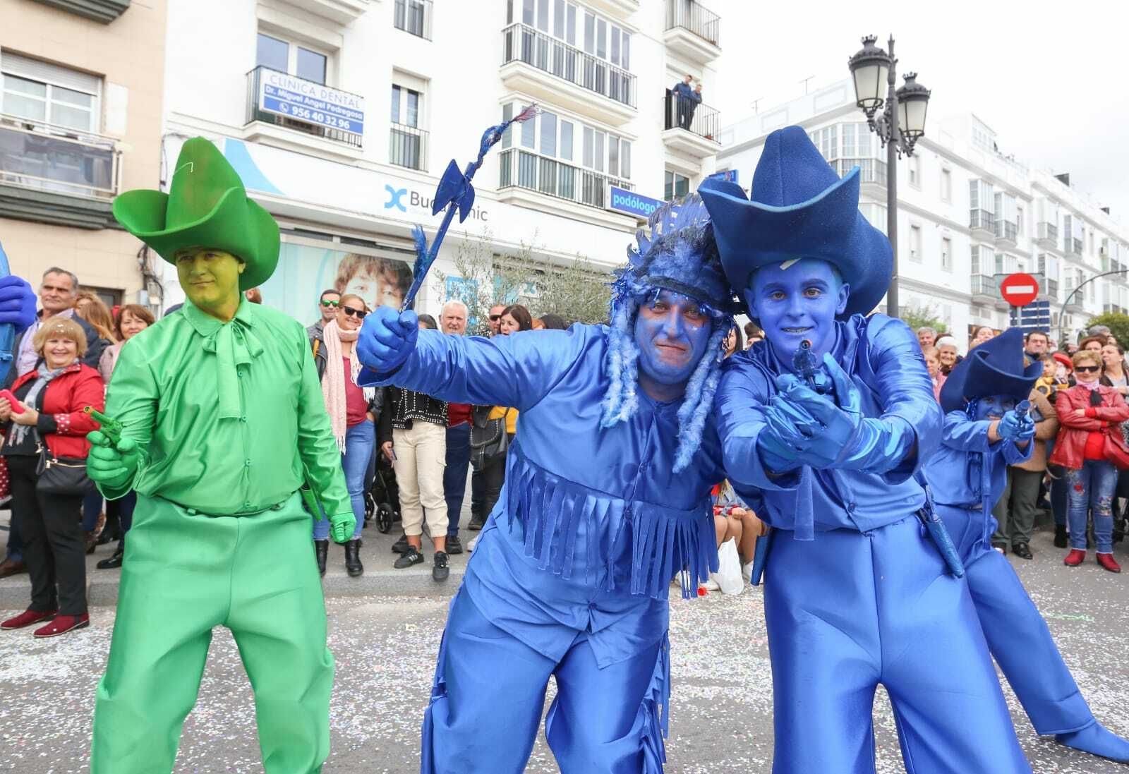 Imágenes de la Cabalgata del Humor en Chiclana