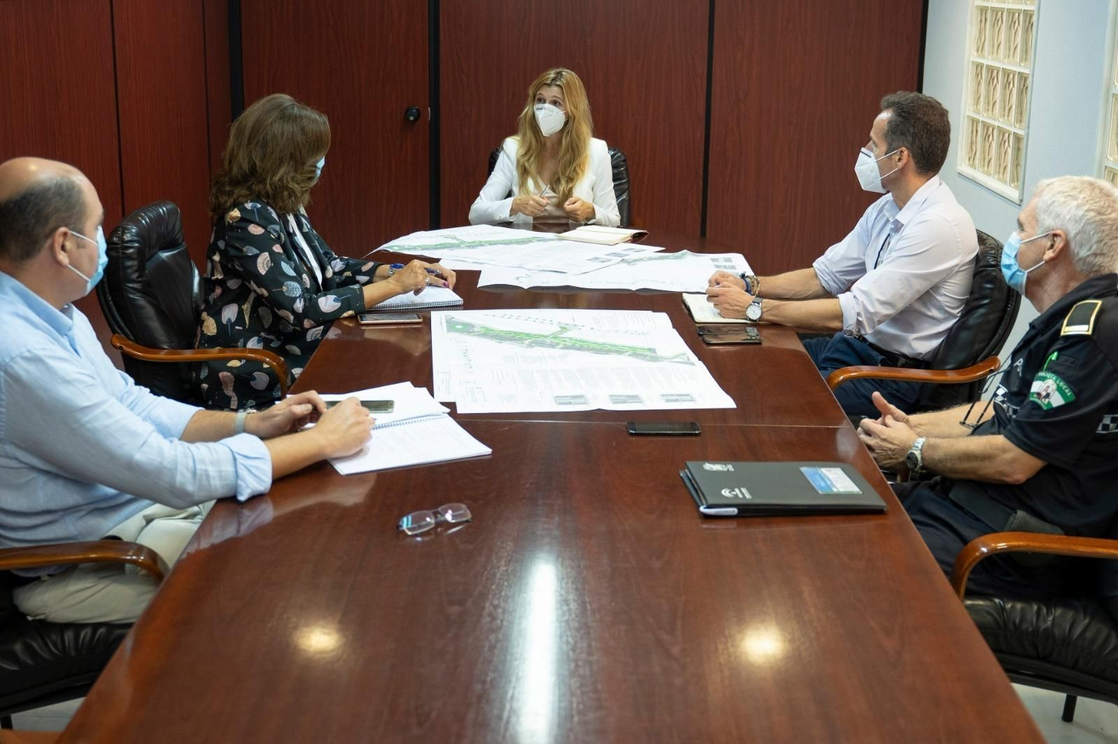 Reunión del Ayuntamiento con el Consorcio Metropolitano de Transportes.