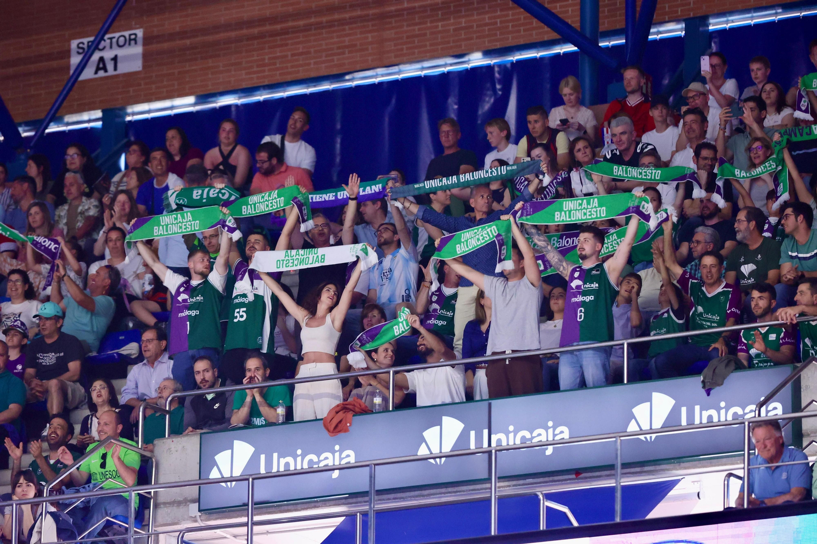 Búscate en las gradas del Carpena en el Unicaja-Baskonia
