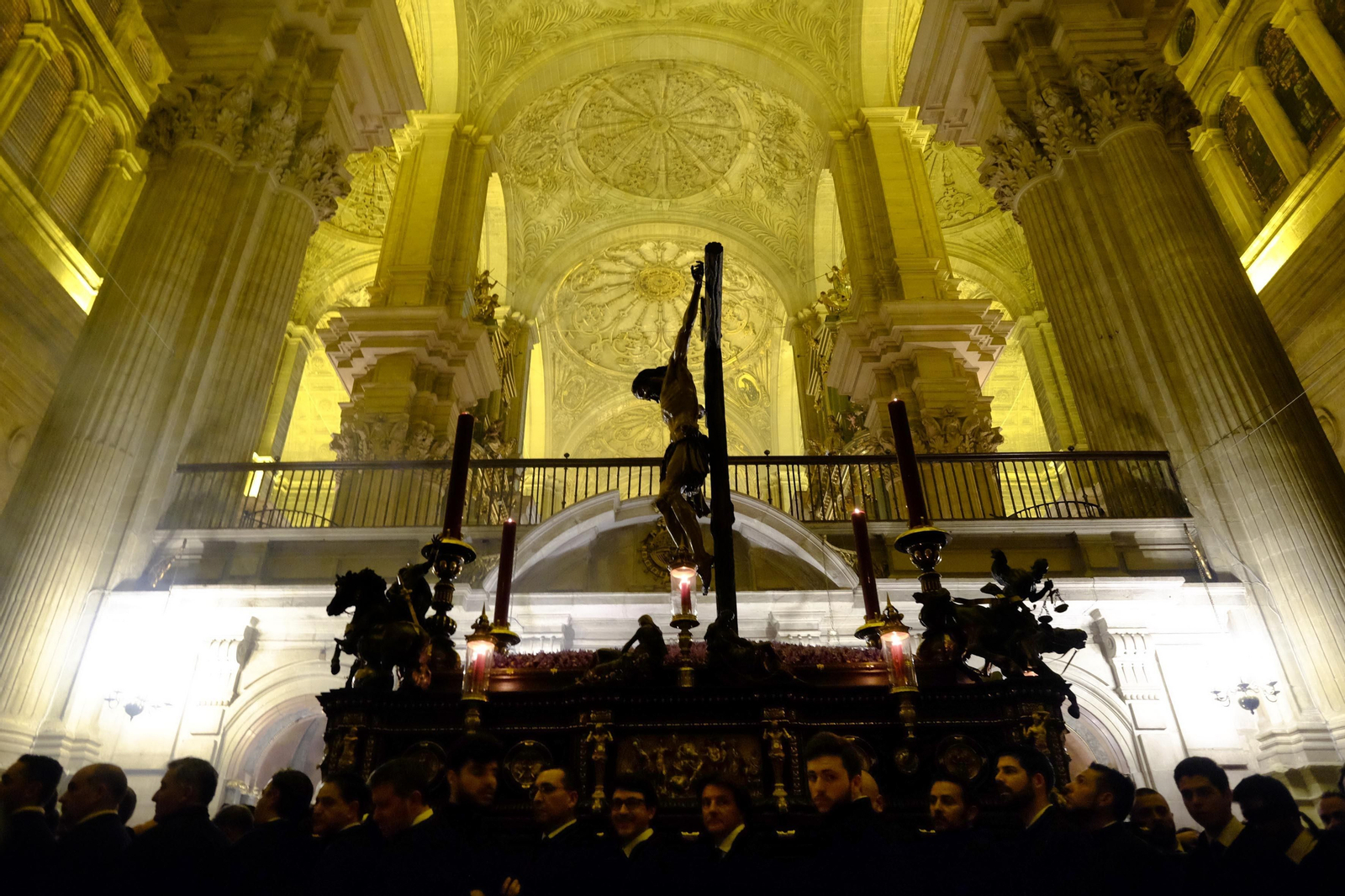 Una procesión de Viernes santo.