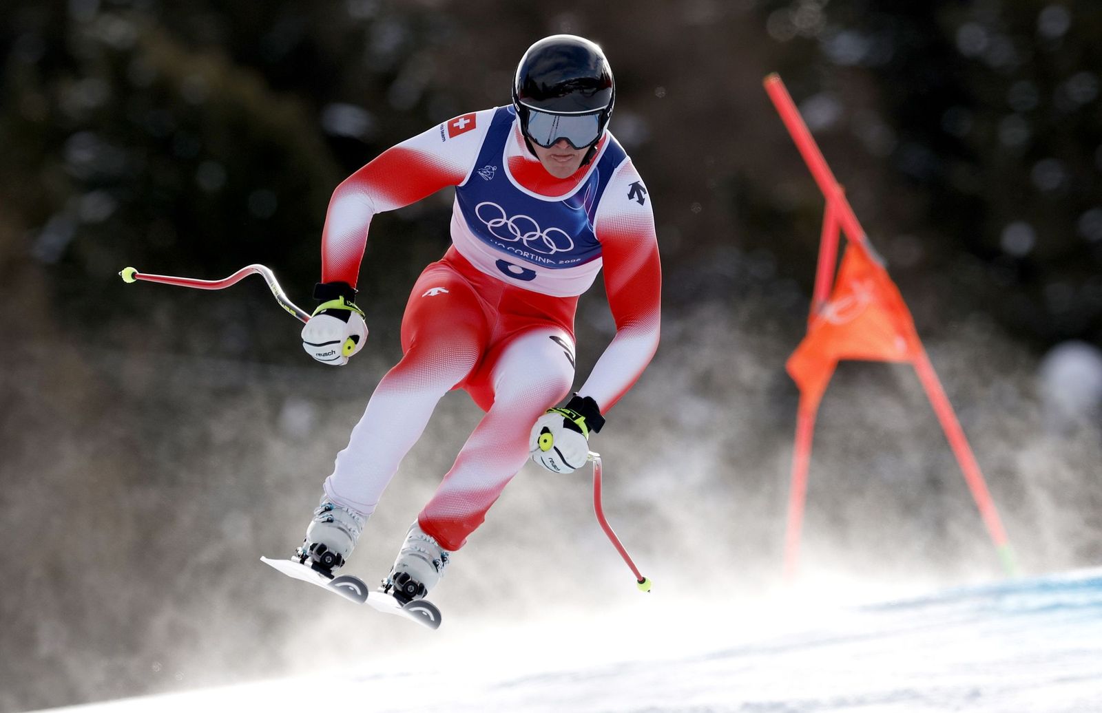 Las espectaculares fotos del descenso masculino en los Juegos Olímpicos de invierno