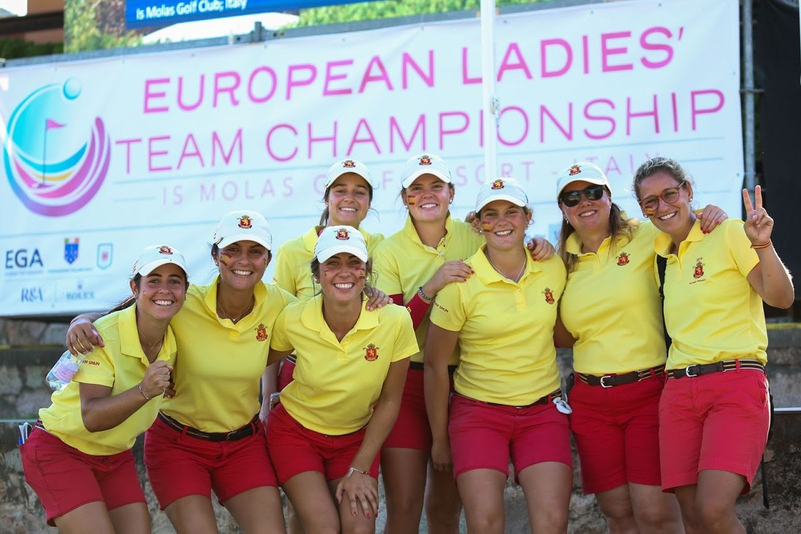 Componentes del equipo español que ha conquistado la medalla de plata en el Europeo.