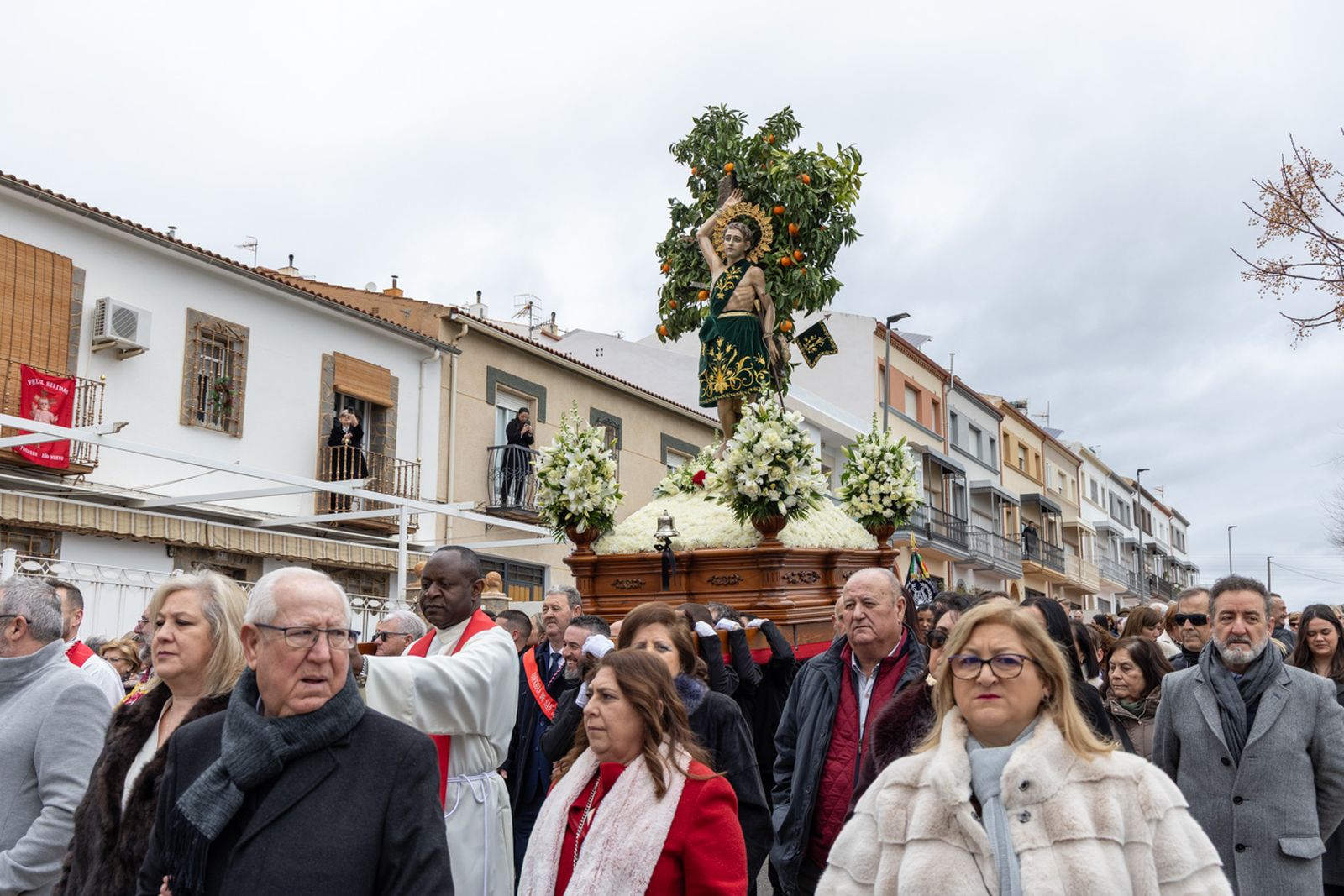 Solemne procesión de San Sebastián en La Guardia de Jaén