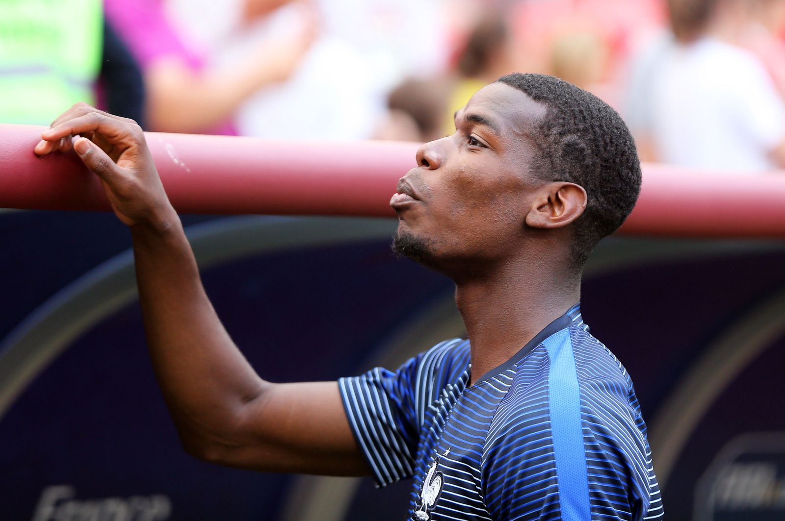 Las imágenes del Dinamarca-Francia