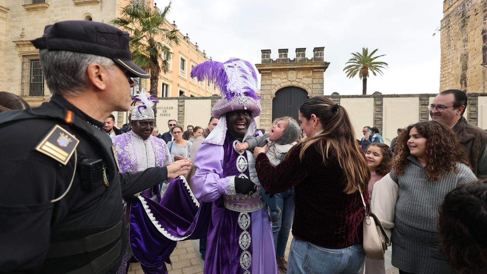 Coronación de los Reyes Magos de Jerez en el Alcázar
