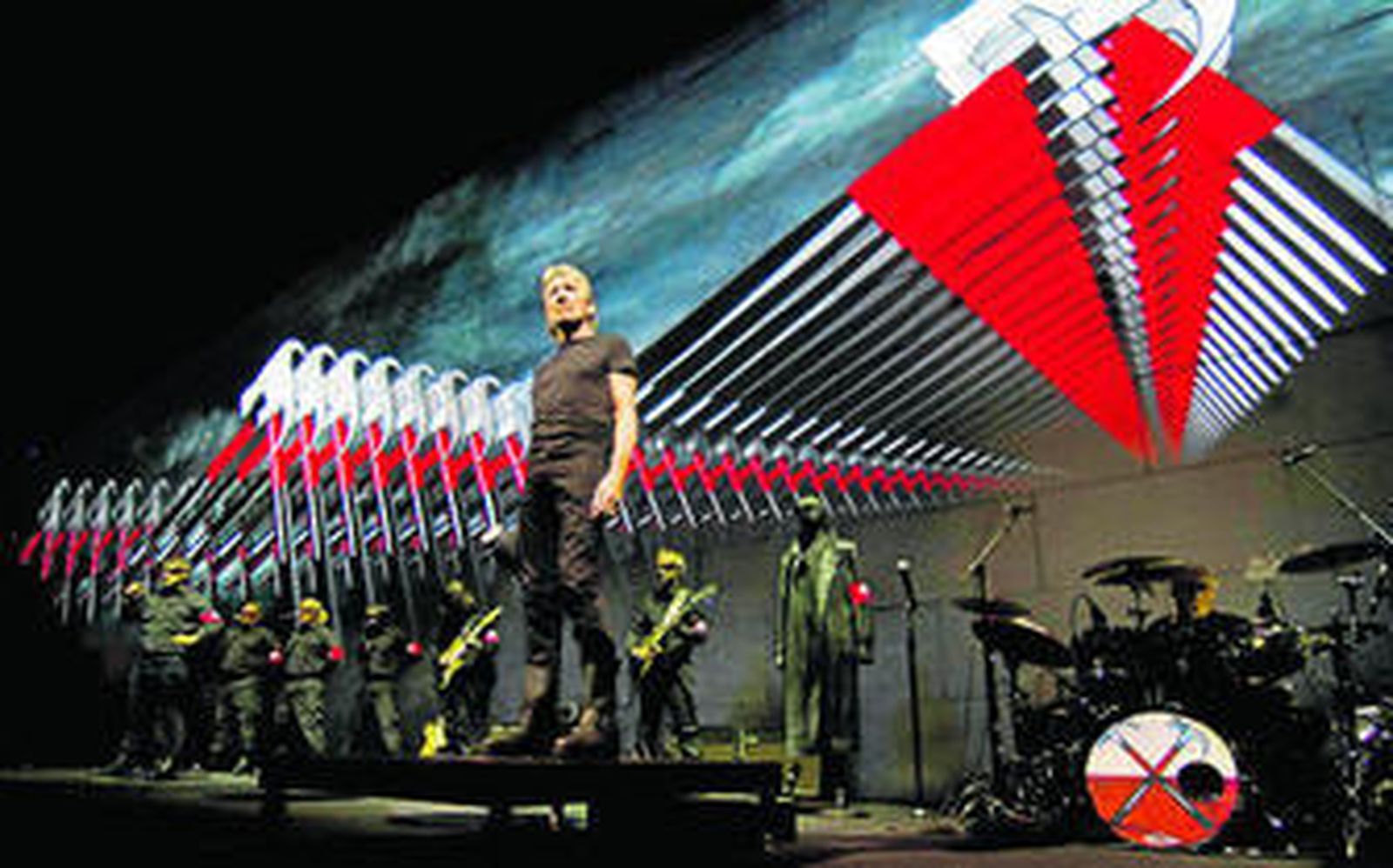 Roger Waters, durante un concierto de la gira en la que revisó 'The wall'.