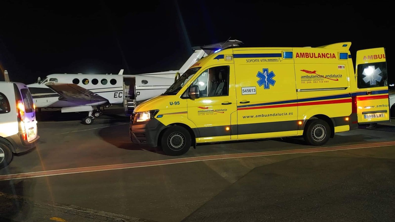 Otro momento del traslado.