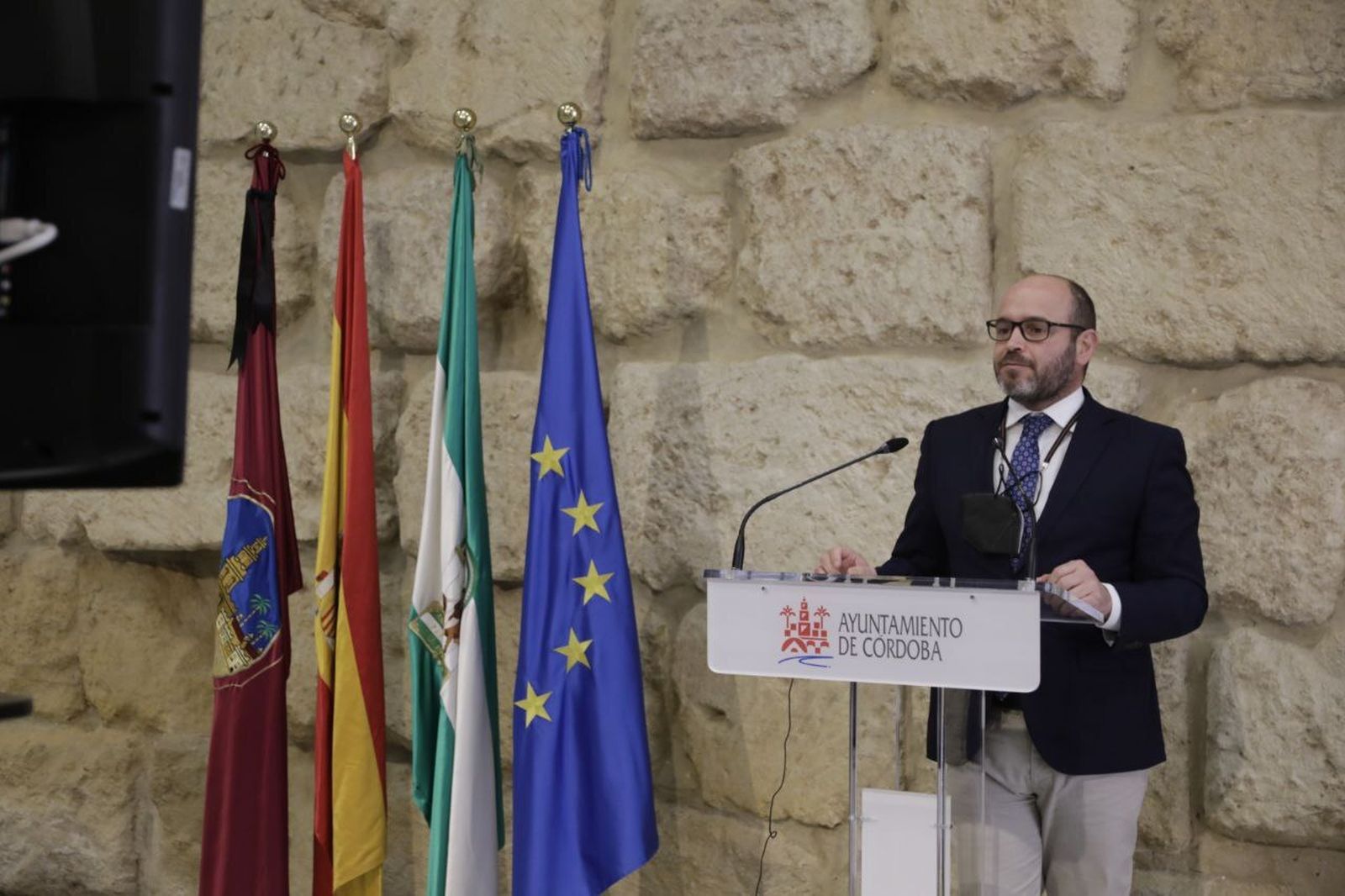 Bernardo Jordano, durante la rueda de prensa.
