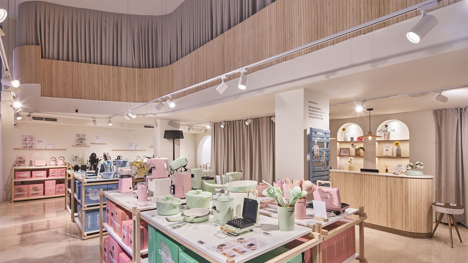 Create, marca española de electrodomésticos de diseño, abre en Madrid su primera tienda física