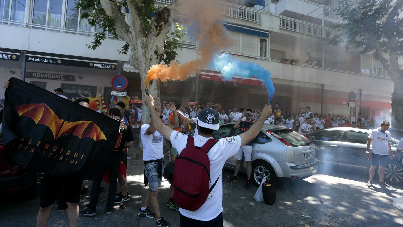 Espectaculares imágenes de la afición del Valencia