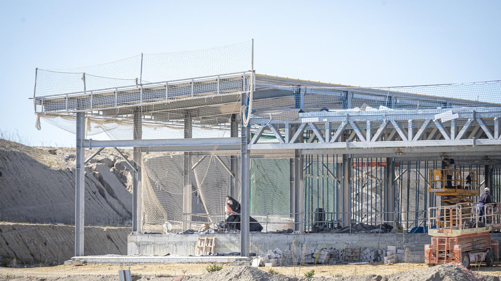La construcción del nuevo PIF se encuentra al 45% de su ejecución.. La construcción del nuevo PIF se encuentra al 45% de su ejecución..