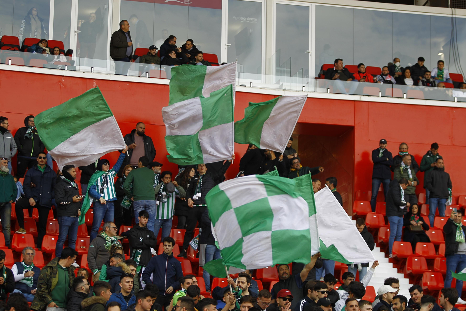 Imágenes del partido de fútbol U.D. Almería-Real Betis Balompié