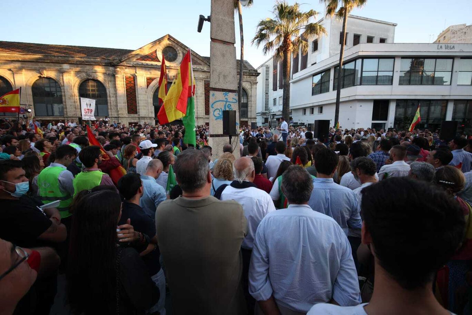 Acto público de Vox en Jerez con Santiago Abascal y Manuel Gavira