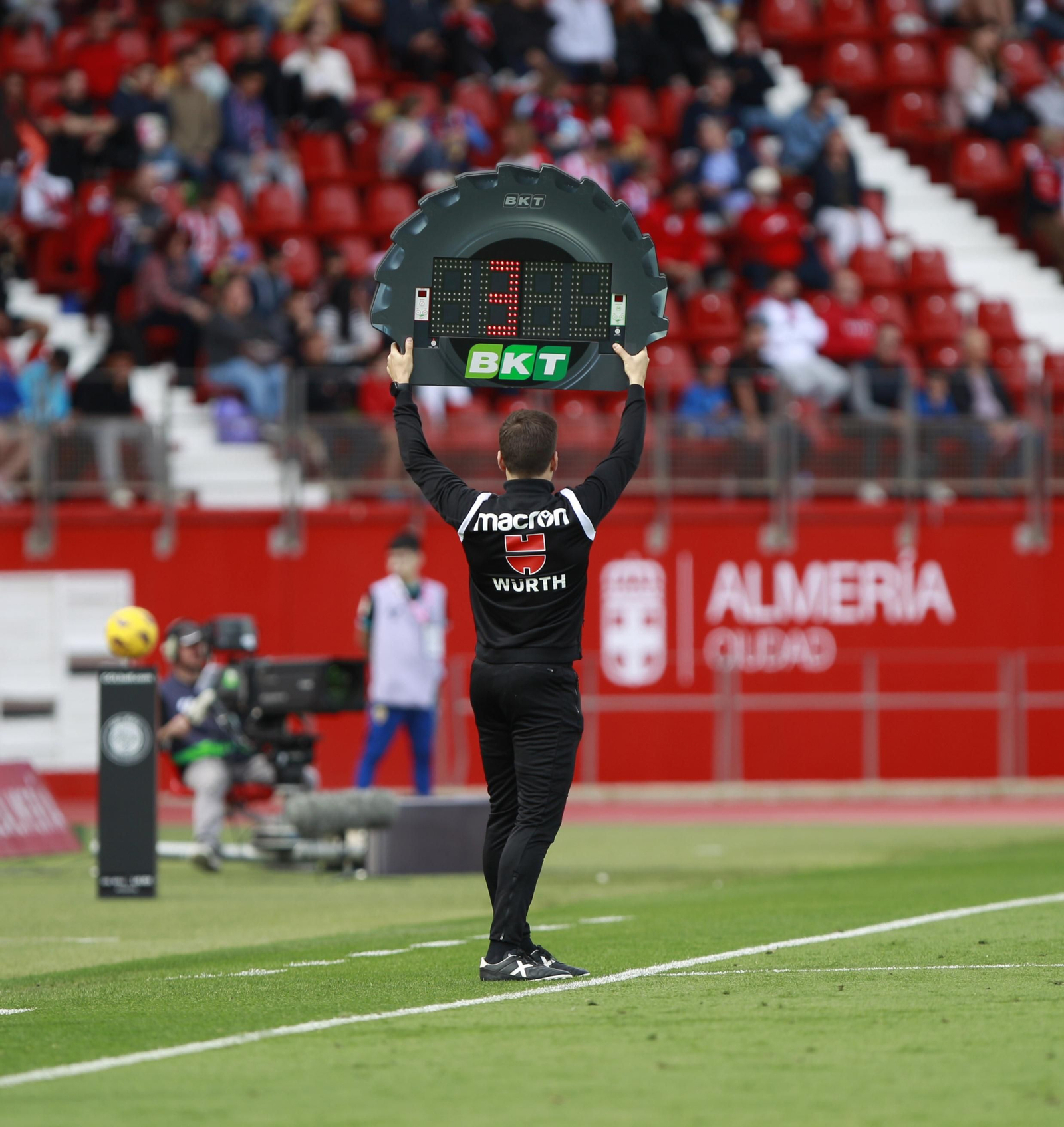 Las mejores imágenes del partido de fútbol U.D. Almería-Villarreal C.F.