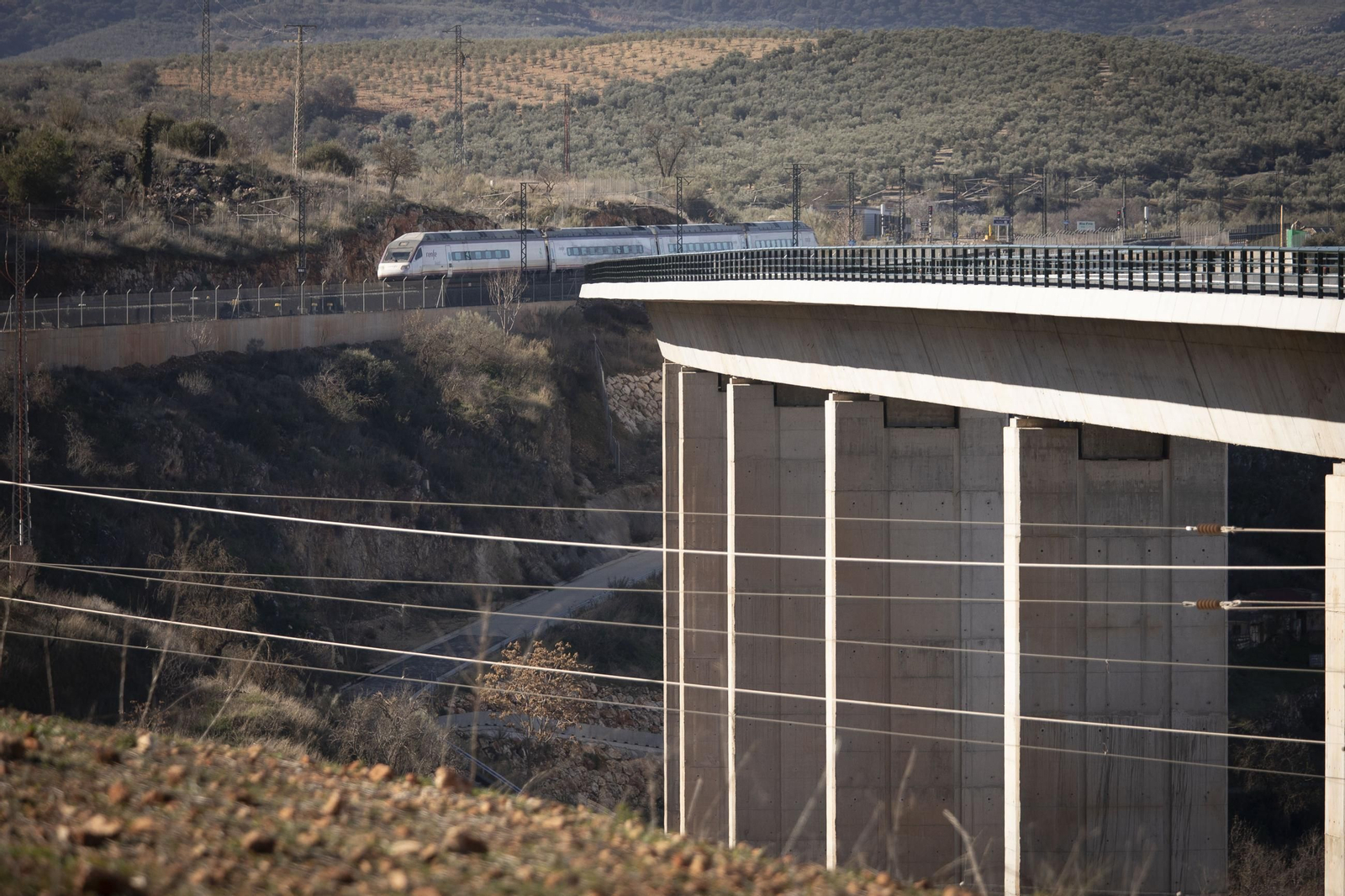 Así están las obras del tramo de Riofrío de la Variante de Loja después de nueve meses en obras