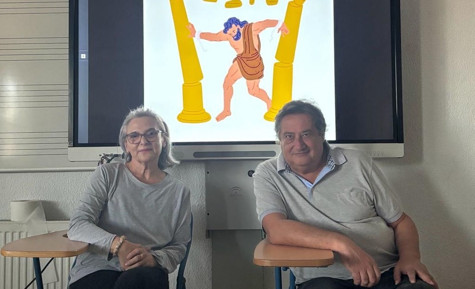 Rosa Rodríguez y José Antonio Ruiz, autores de 'Aventuras en Tartessos'.