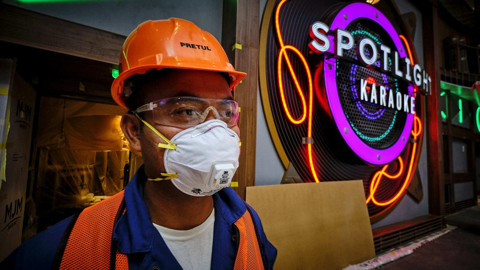 Obras en el buque 'Oasis of the Seas' Obras en el buque 'Oasis of the Seas'